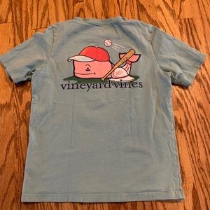 Vineyard Vines T-shirt Size small 8-10 Baseball